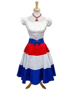 Glitz Glam And Rebellion Women's Apparel GGR Patriotic Pinup Full Swing Circle Skirt