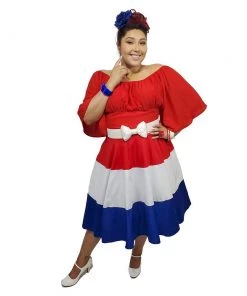 Glitz Glam And Rebellion Women's Apparel GGR Patriotic Pinup Full Swing Circle Skirt