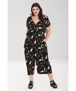 Women's Apparel Hell Bunny Good Fortune Jumpsuit