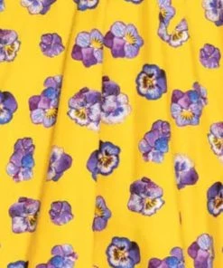 Women's Apparel Miss Lulo Ruby Dress In Purple Orchid Print