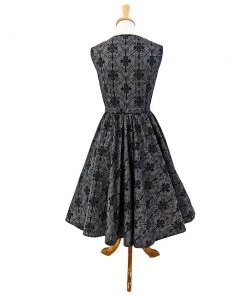 ChicStar Haunted Mansion Swing Dress In Gray