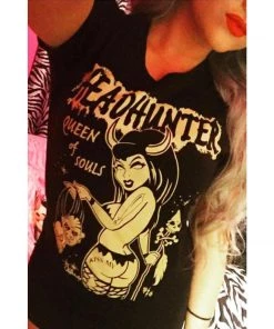 Pinky Star "Headhunter Queen Of Souls" Tee Women's Apparel