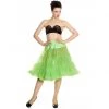 Hell Bunny Long Petticoat In Monster Green Women's Apparel