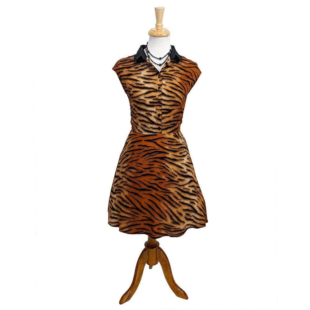 Hell Bunny Tora Mini Dress In Tiger Print 4 Hell Bunny Tora Mini Dress In Tiger Print