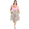 Hell Bunny Yvette Cherries 50s Skirt Women's Apparel