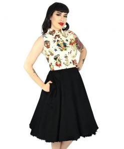 Women's Apparel Hemet Snap-Front Circle Dress In Anchors Away