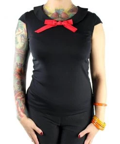 Hemet Black Sailor Top
