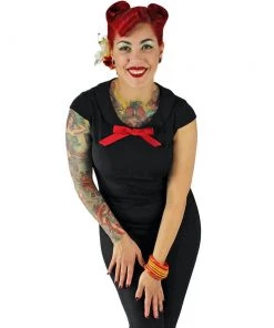 Hemet Black Sailor Top