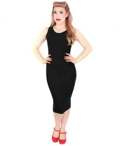 Hemet Audrey Wiggle Dress In Black