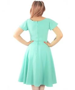 Women's Apparel Hemet Butterfly Swing Dress In Mint Green