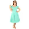 Women's Apparel Hemet Butterfly Swing Dress In Mint Green