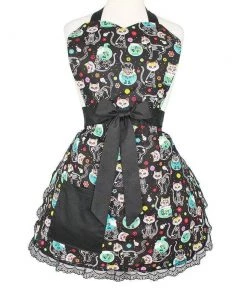 Hemet Los Gatos Kitty Apron Women's Apparel