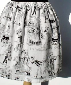 Women's Apparel Hemet Catrinas Dress In Black & White 10 Women's Apparel Hemet Catrinas Dress In Black & White