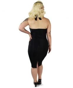 Hemet Criss-Cross Wiggle Dress In Black Women's Apparel