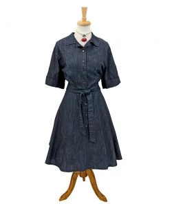 Women's Apparel Hemet Circle Dress In Denim 9 Women's Apparel Hemet Circle Dress In Denim