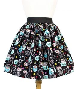 Hemet Pleated Skirt In Los Gatos Print