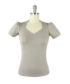Women's Apparel Hemet Sweetheart Top In Gray