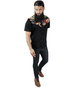 Hemet Men's Monster Mash Western Top Men's Apparel