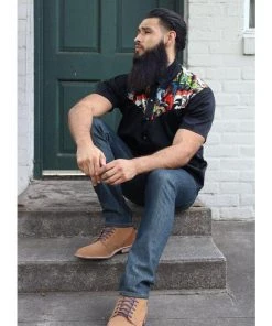 Hemet Men's Monster Mash Western Top Men's Apparel