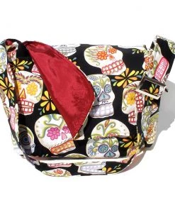 Accessories Hemet Large Sugar Skulls Messenger Bag