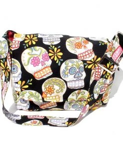Accessories Hemet Large Sugar Skulls Messenger Bag