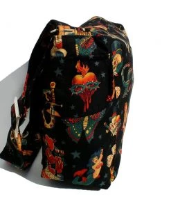 Accessories Hemet Tattoo Art Messenger Bag In Black