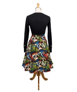 Hemet Circle Skirt In Monster Mash