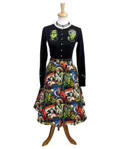 Hemet Circle Skirt In Monster Mash