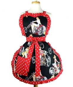 Hemet Motorcycles & Pinups Apron