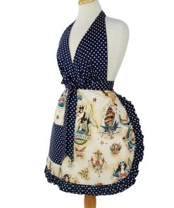 Women's Apparel Hemet Nautical Mermaid Tattoo Apron