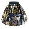 Women's Apparel Hemet Pleated Skirt In Edgar Allan Poe Print