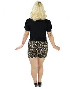 Hemet Pinup Pull Over Blouse In Black