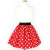 Hemet Pleated Skirt In Red & White Polka Dot Women's Apparel