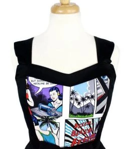 Hemet Comic Strip Swing Dress Women's Apparel