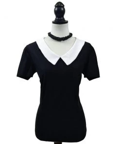 Hemet Wednesday Top In Black Women's Apparel