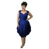 ChicStar Night At The Opera Dress In Cobalt Blue