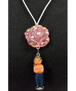 Aye Que Chula Homies Rosa Necklace "Aye, Que Chula" Original Jewelry & Art