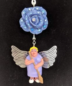 Aye Que Chula Homies Angel Mama Necklace