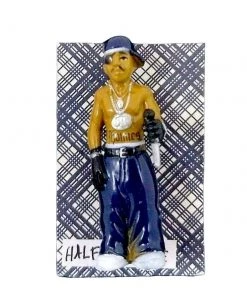Aye Que Chula Homies Half A Home Pin "Aye, Que Chula" Original Jewelry & Art