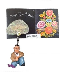 Aye Que Chula Homies Hector Brooch "Aye, Que Chula" Original Jewelry & Art