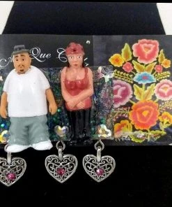 Aye Que Chula Homies Mr. Frosty And Ladybug Brooch "Aye, Que Chula" Original Jewelry & Art