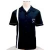 Glitz Glam And Rebellion Men's Bowling Shirt With Hot Rod Pocket