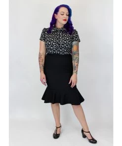 Hemet Insect Bow Top In Black