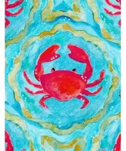 Women's Apparel Miss Lulo Jani Swing Dress In Ocean Crab Print