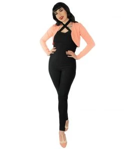 Women's Apparel Hemet Criss Cross Jumpsuit In Black
