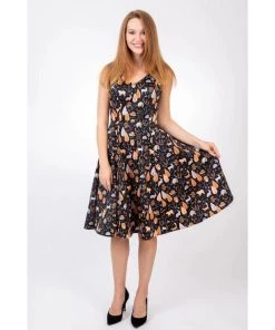 Eva Rose V-Neck Swing Dress In Jungle Print Women's Apparel