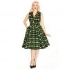 Women's Apparel Miss Lulo Jani Swing Dress In Golden Moon Phase Print
