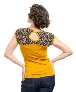 Steady Clothing Women's Apparel Steady Kizzie Top In Mustard