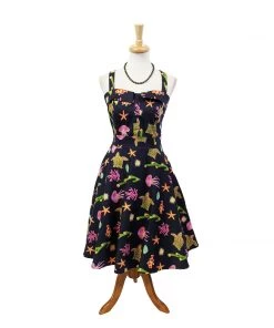 Miss Lulo Kyla Dress In Sealife Print