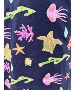 Miss Lulo Kyla Dress In Sealife Print